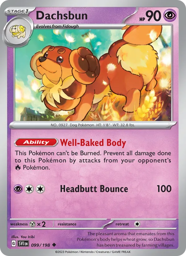 Dachsbun - 099 - Scarlet & Violet - LevelupCards.nl