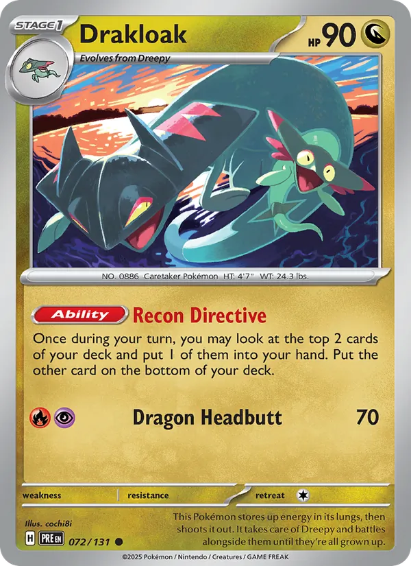 Drakloak - 072 - Prismatic Evolutions - LevelupCards.nl