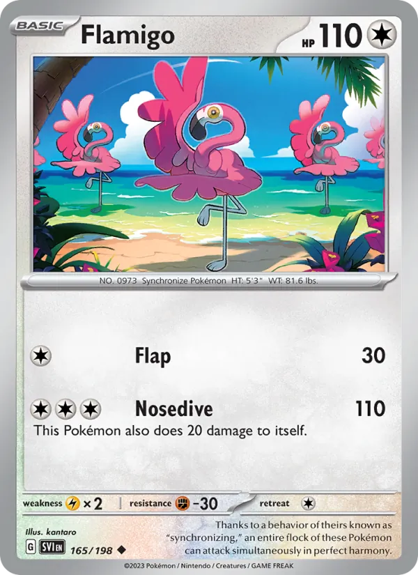 Flamigo - 165 - Scarlet & Violet - LevelupCards.nl