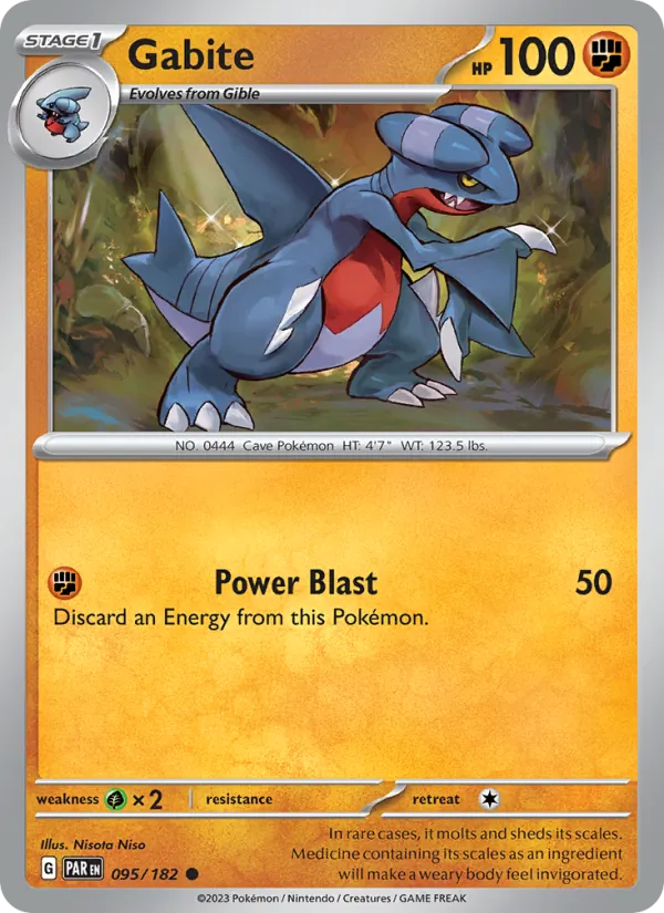 Gabite - 095 - Paradox Rift - LevelupCards.nl