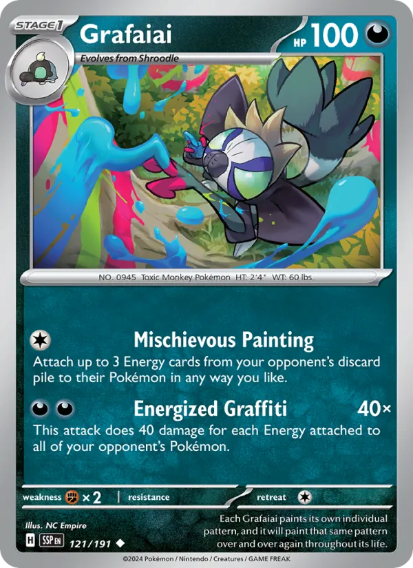 Grafaiai - 121 - Surging Sparks - LevelupCards.nl