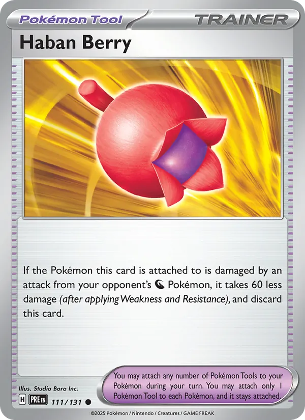 Haban Berry - 111 - Prismatic Evolutions - LevelupCards.nl