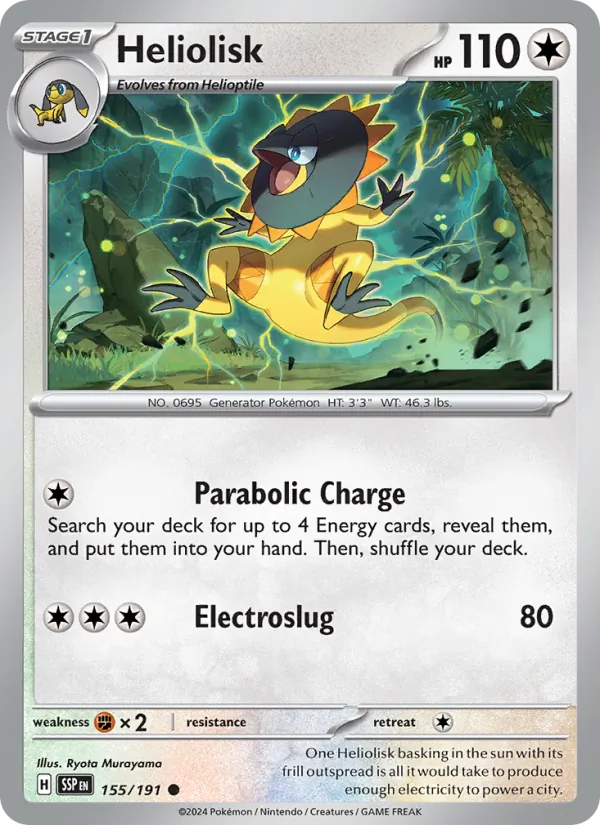 Heliolisk - 155 - Surging Sparks - LevelupCards.nl