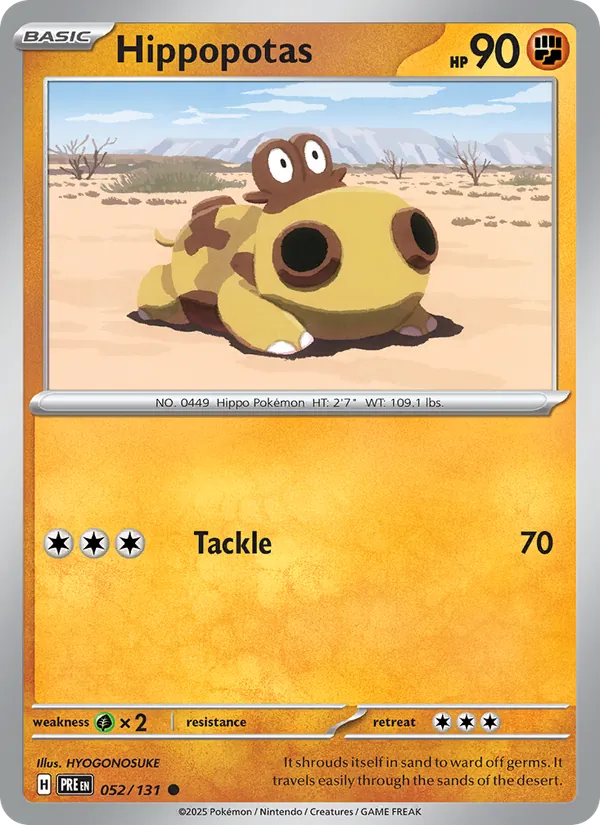 Hippopotas - 052 - Prismatic Evolutions - LevelupCards.nl
