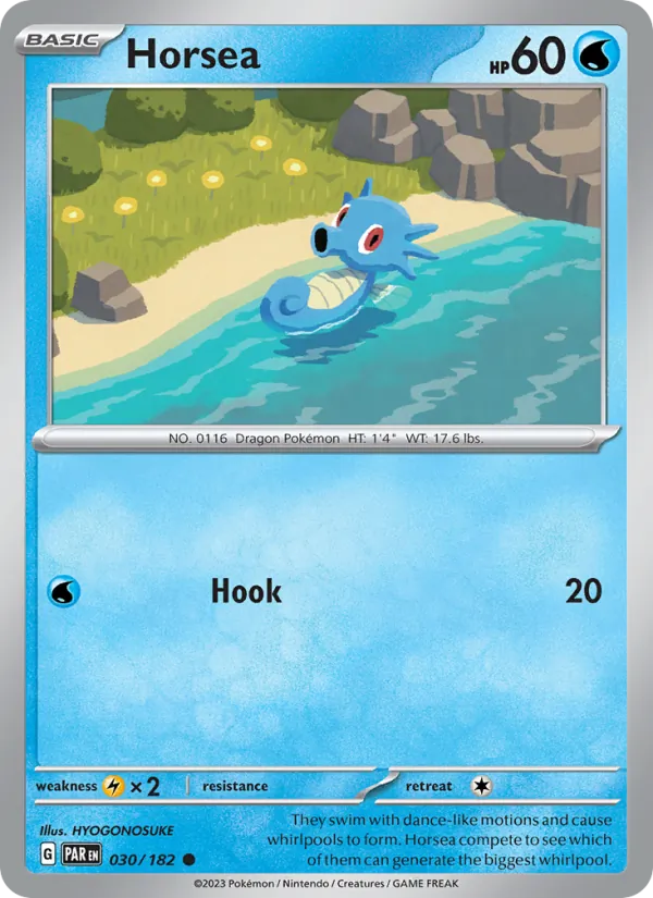 Horsea - 030 - Paradox Rift - LevelupCards.nl