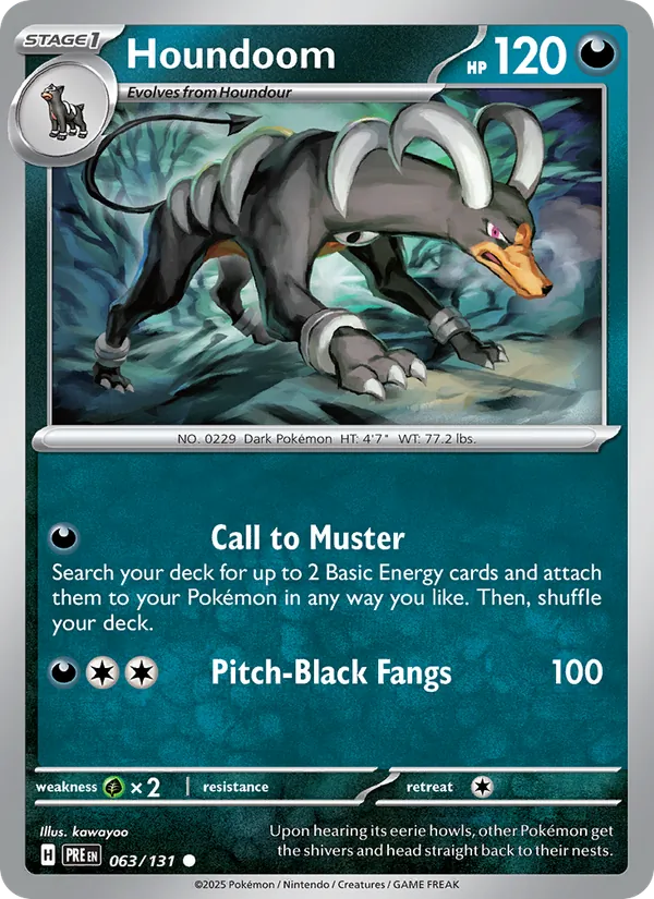 Houndoom - 063 - Prismatic Evolutions - LevelupCards.nl