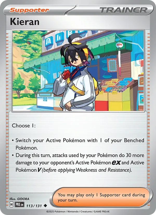 Kieran - 113 - Prismatic Evolutions - LevelupCards.nl