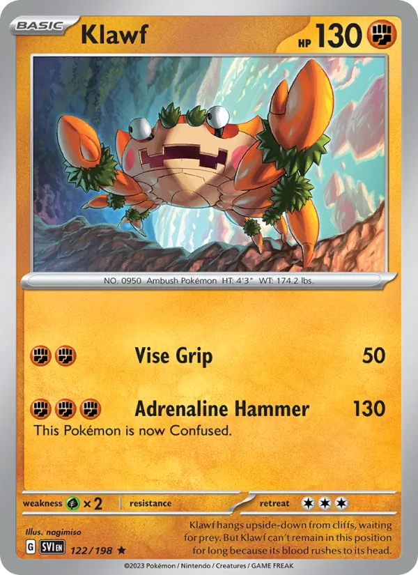 Klawf - 122 - Scarlet & Violet - LevelupCards.nl