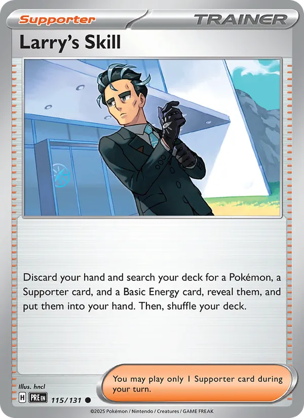 Larry's Skill - 115 - Prismatic Evolutions - LevelupCards.nl