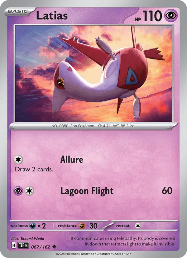 Latias - 067 - Temporal Forces - LevelupCards.nl