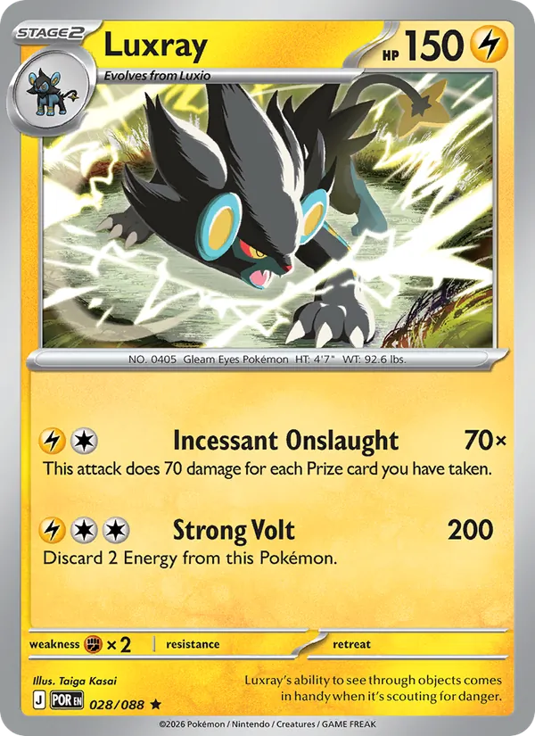 Luxray - 028 - Perfect Order - LevelupCards.nl