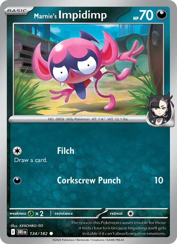 Marnie's Impidimp - 134 - Destined Rivals - LevelupCards.nl