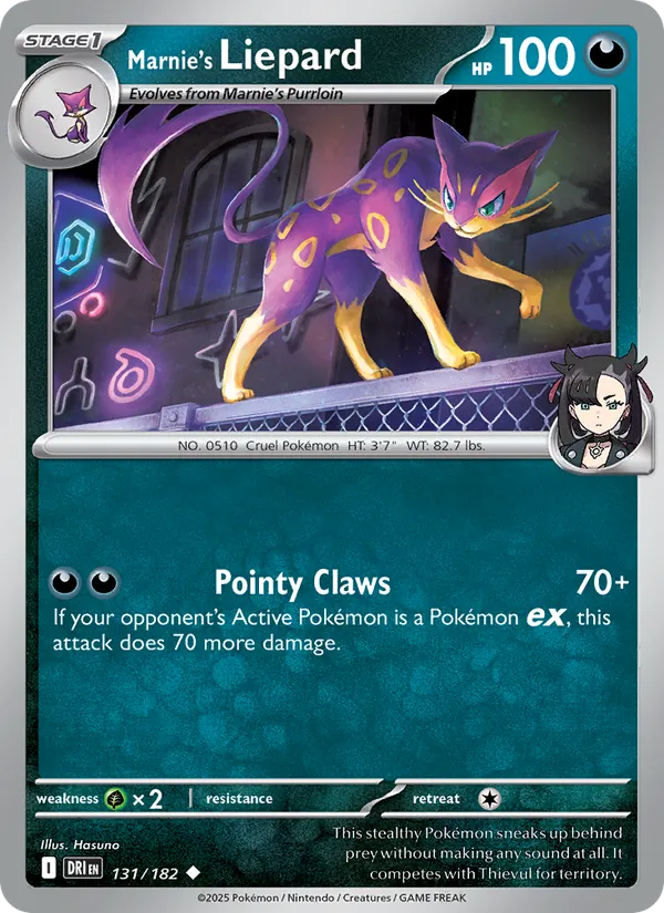 Marnie's Liepard - 131 - Destined Rivals - LevelupCards.nl