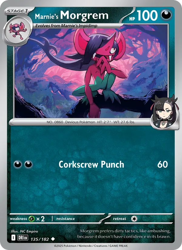 Marnie's Morgrem - 135 - Destined Rivals - LevelupCards.nl