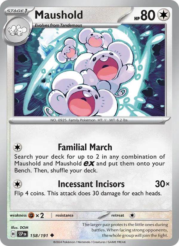 Maushold - 158 - Surging Sparks - LevelupCards.nl