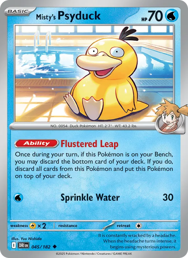 Misty's Psyduck - 045 - Destined Rivals - LevelupCards.nl