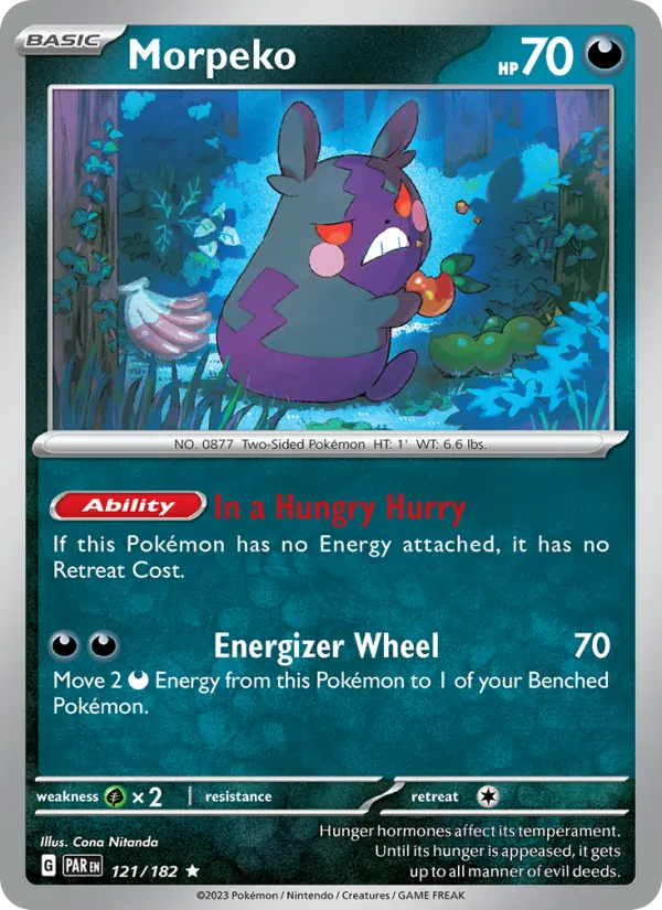 Morpeko - 121 - Paradox Rift - LevelupCards.nl