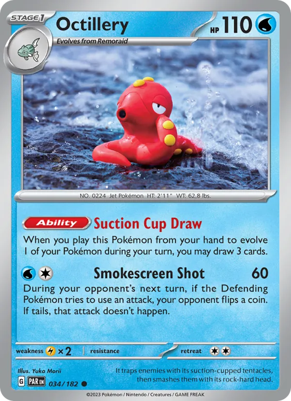Octillery - 034 - Paradox Rift - LevelupCards.nl