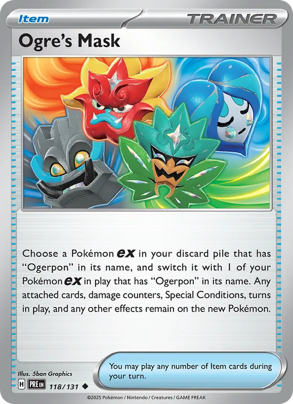 Ogre's Mask - 118 - Prismatic Evolutions - LevelupCards.nl