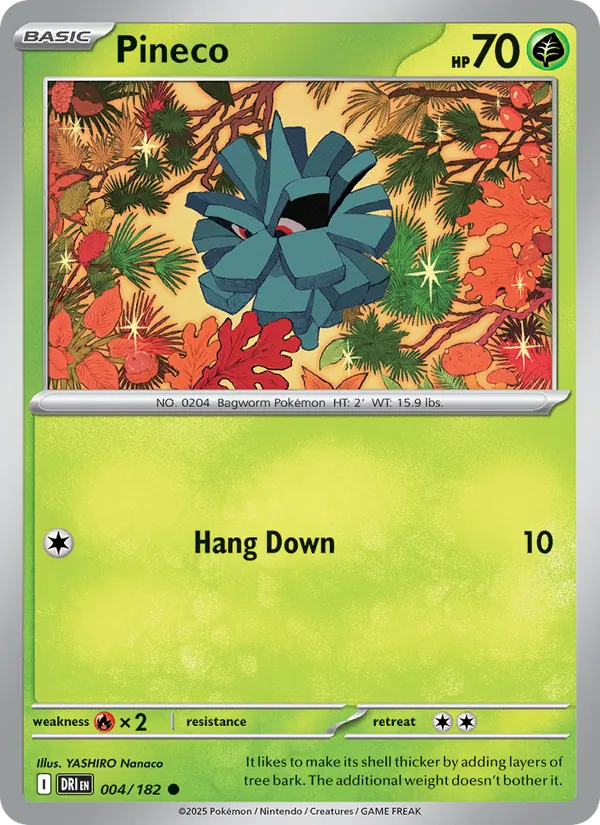 Pineco - 004 - Destined Rivals - LevelupCards.nl