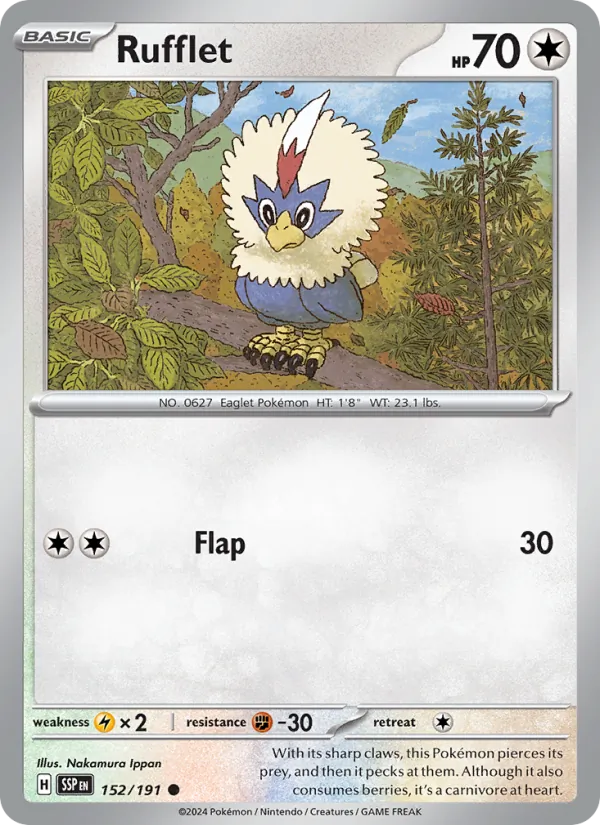 Rufflet - 152 - Surging Sparks - LevelupCards.nl
