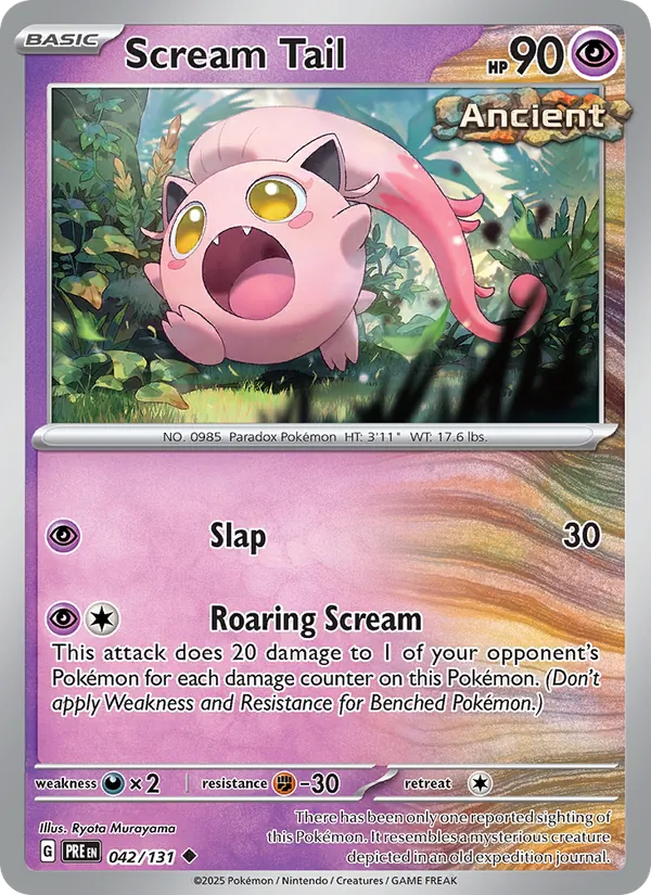 Scream Tail - 042 - Prismatic Evolutions - LevelupCards.nl