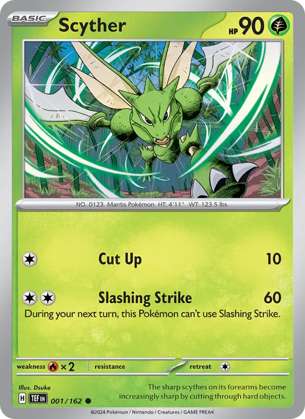 Scyther - 001 - Temporal Forces - LevelupCards.nl