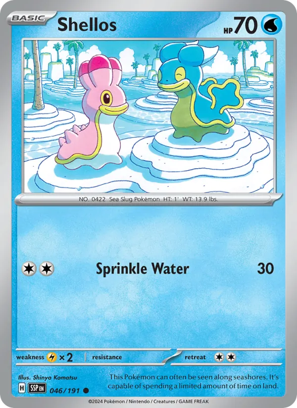 Shellos - 046 - Surging Sparks - LevelupCards.nl