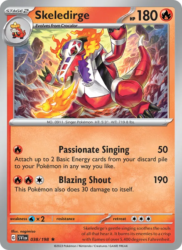 Skeledirge - 038 - Scarlet & Violet - LevelupCards.nl