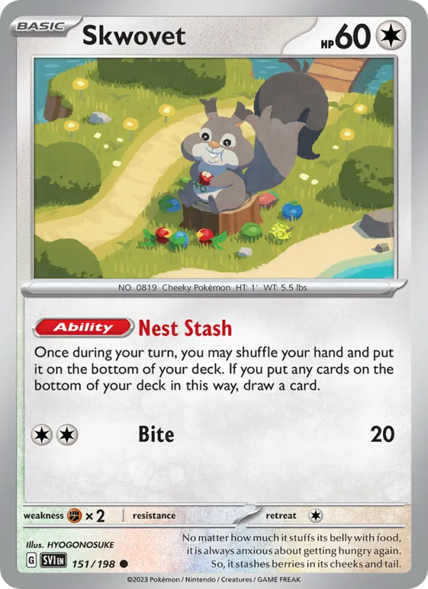 Skwovet - 151 - Scarlet & Violet - LevelupCards.nl