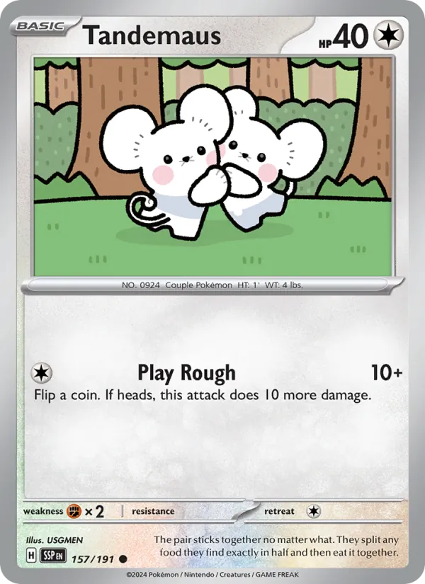 Tandemaus - 157 - Surging Sparks - LevelupCards.nl