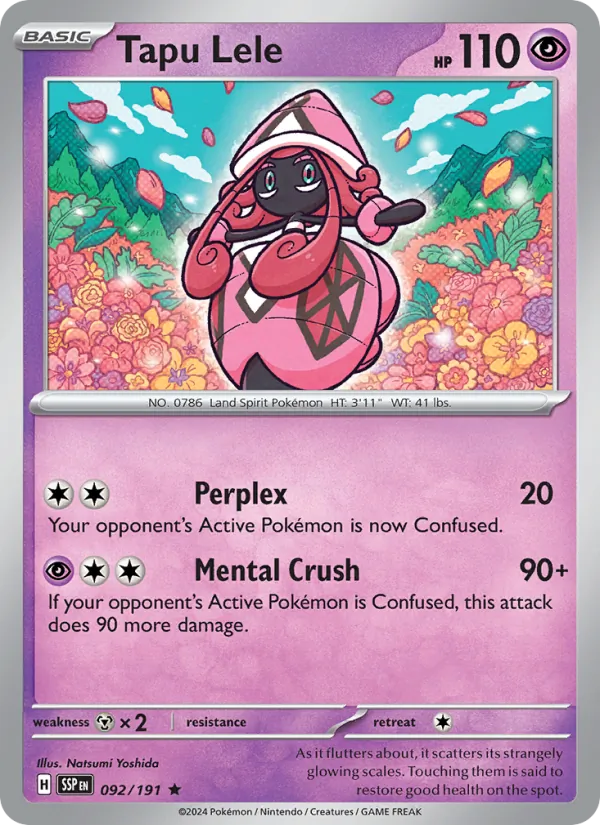 Tapu Lele - 092 - Surging Sparks - LevelupCards.nl