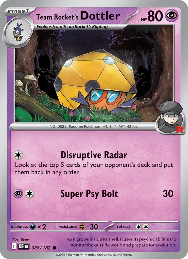 Team Rocket's Dottler - 088 - Destined Rivals - LevelupCards.nl