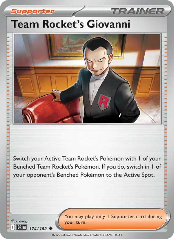 Team Rocket's Giovanni - 174 - Destined Rivals - LevelupCards.nl