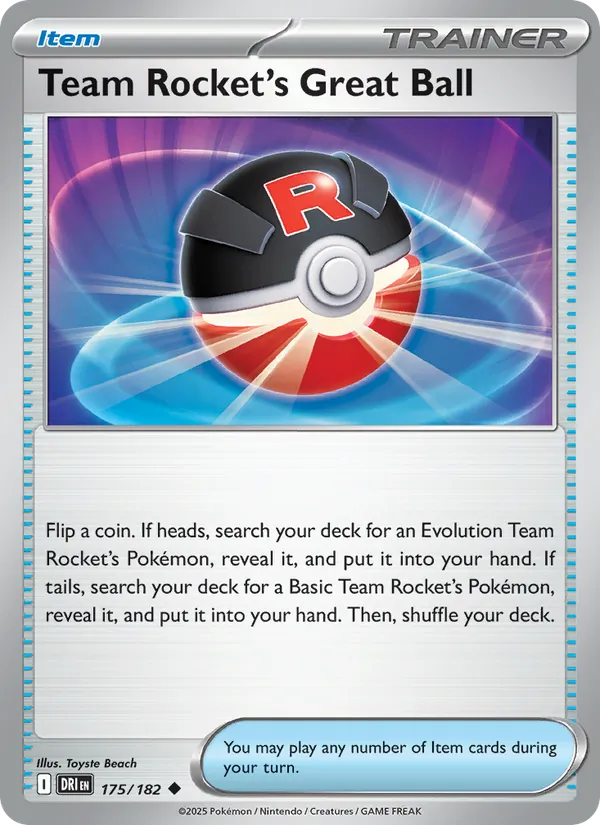 Team Rocket's Great Ball - 175 - Destined Rivals - LevelupCards.nl