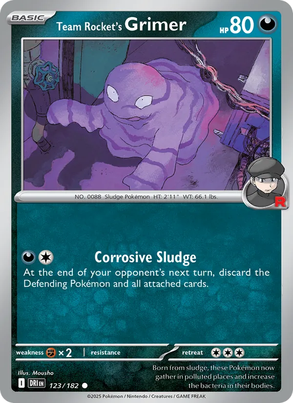 Team Rocket's Grimer - 123 - Destined Rivals - LevelupCards.nl