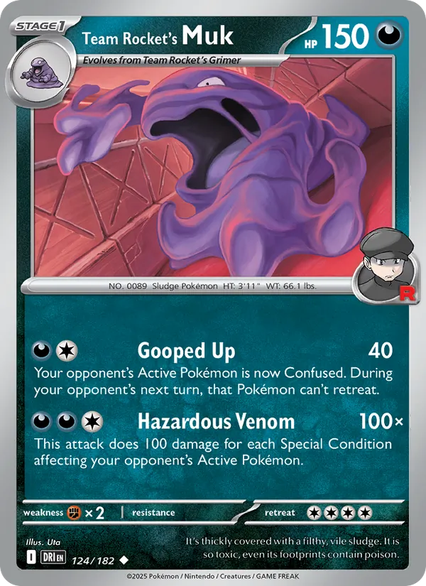 Team Rocket's Muk - 124 - Destined Rivals - LevelupCards.nl