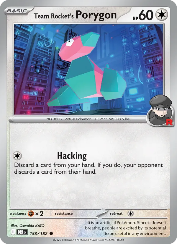 Team Rocket's Porygon - 153 - Destined Rivals - LevelupCards.nl