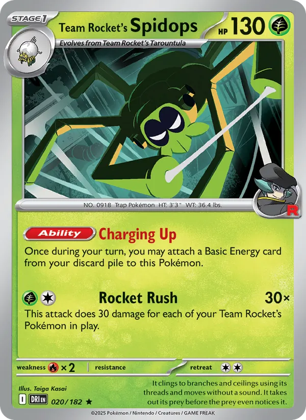 Team Rocket's Spidops - 020 - Destined Rivals - LevelupCards.nl