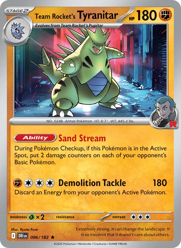 Team Rocket's Tyranitar - 096 - Destined Rivals - LevelupCards.nl