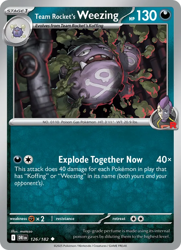 Team Rocket's Weezing - 126 - Destined Rivals - LevelupCards.nl