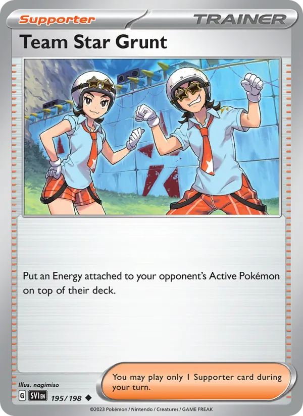 Team Star Grunt - 195 - Scarlet & Violet - LevelupCards.nl